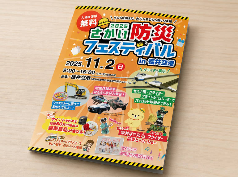 さかい防災フェスパンフレット